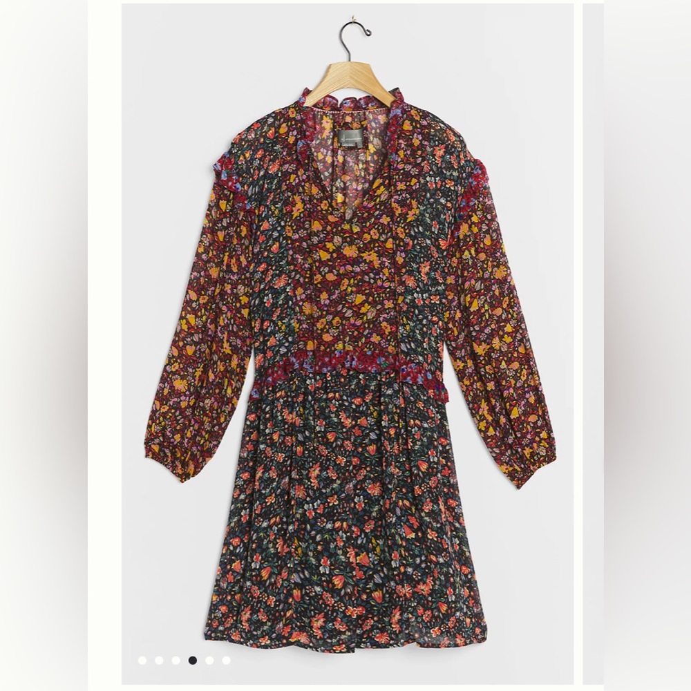 Anthropologie Floral Tunic Dress